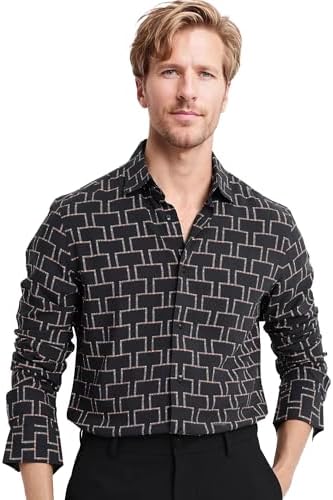 Rare Rabbit Regular fit Geometric Print Shirt