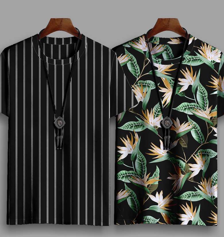 TIGERSNAKE Printed Men Multicolor T-Shirt