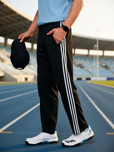 Fashion Jeans Men Black Track Pants