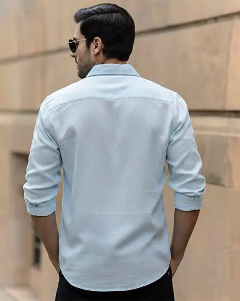 Buda Jeans Co
Men Regular Fit Spread-Collar Shirt