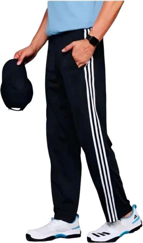 Fashion Jeans Men Black Track Pants
