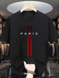 AN FASHION Printed Men Black T-Shirt