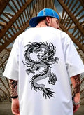 Rino Printed Men White T-Shirt