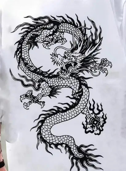 Rino Printed Men White T-Shirt
